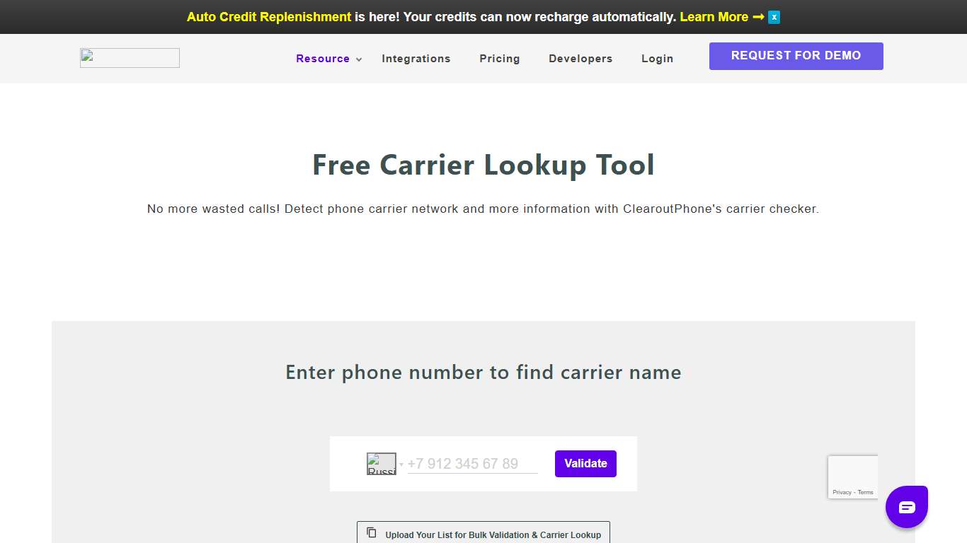 Lookup Phone Carrier Free Carrier Lookup Tool ClearoutPhone